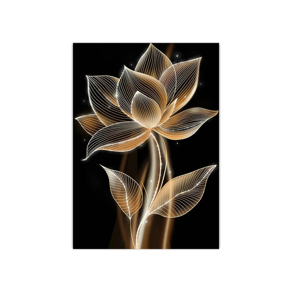 Radiant Golden Embraces