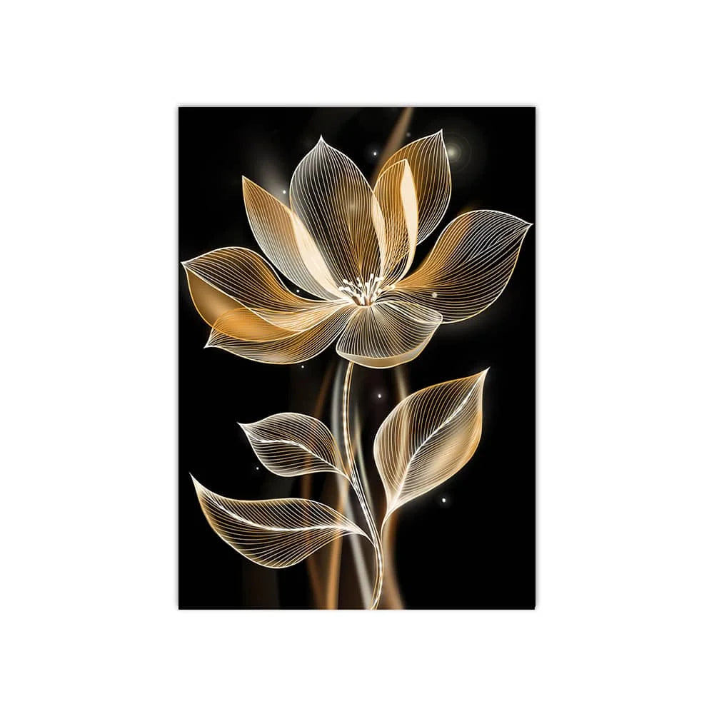 Radiant Golden Embraces