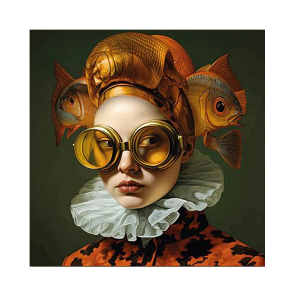 Immersion in the enchanting world of Aquatic Elegance, where surreal beauty meets underwater fantasy.