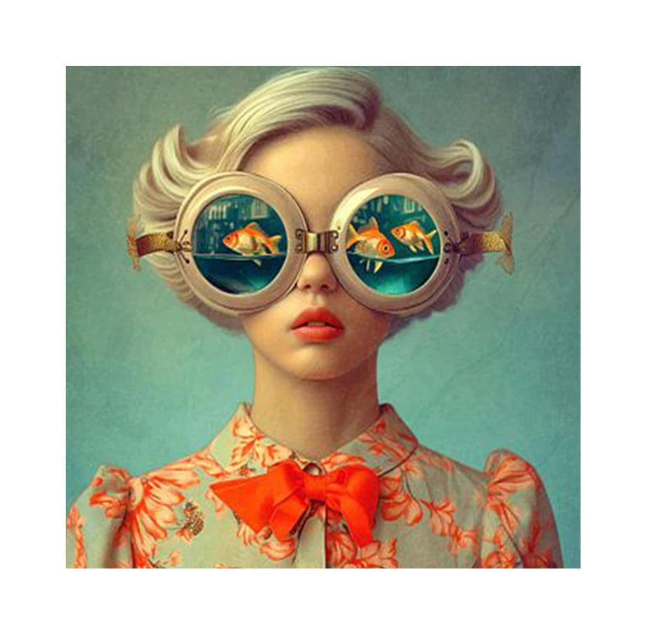 Immersion in the enchanting world of Aquatic Elegance, where surreal beauty meets underwater fantasy.