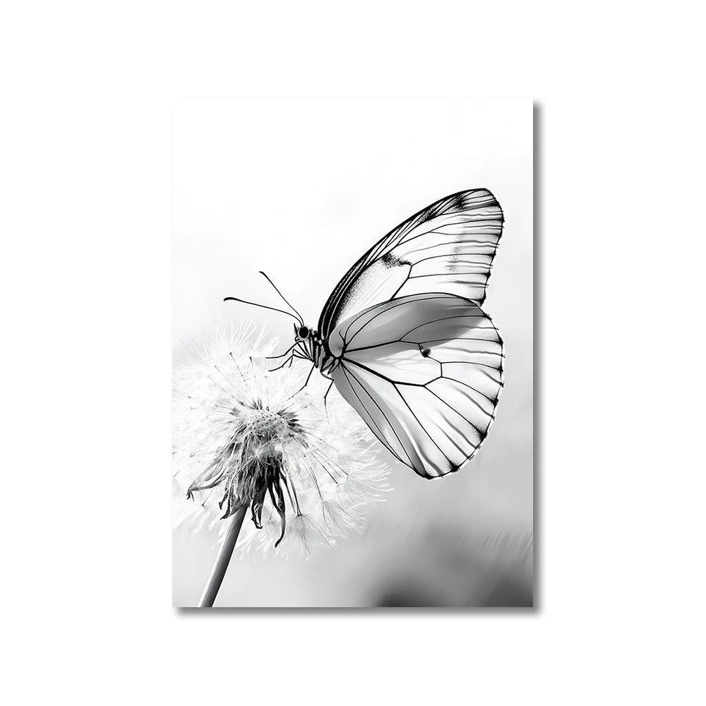 This paired canvas set explores the delicate poetry of wildflowers.