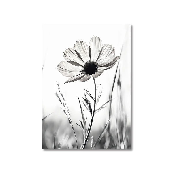 This paired canvas set explores the delicate poetry of wildflowers.