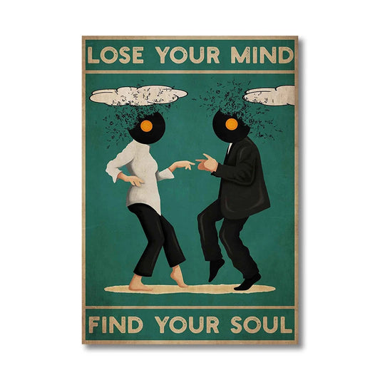 A delightful blend of surrealism and motivational vibes, with a heavy nod to retro aesthetics.