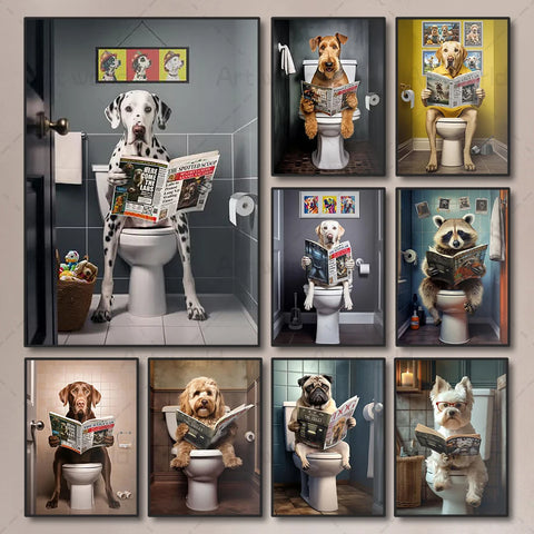A fun collection of pictures showing cute animals.