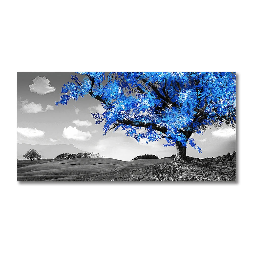 Transforms the archetypal tree into a canvas for exploring human emotions, natural cycles, and abstract beauty.
