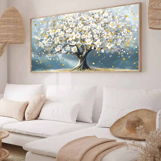 Transforms the archetypal tree into a canvas for exploring human emotions, natural cycles, and abstract beauty.