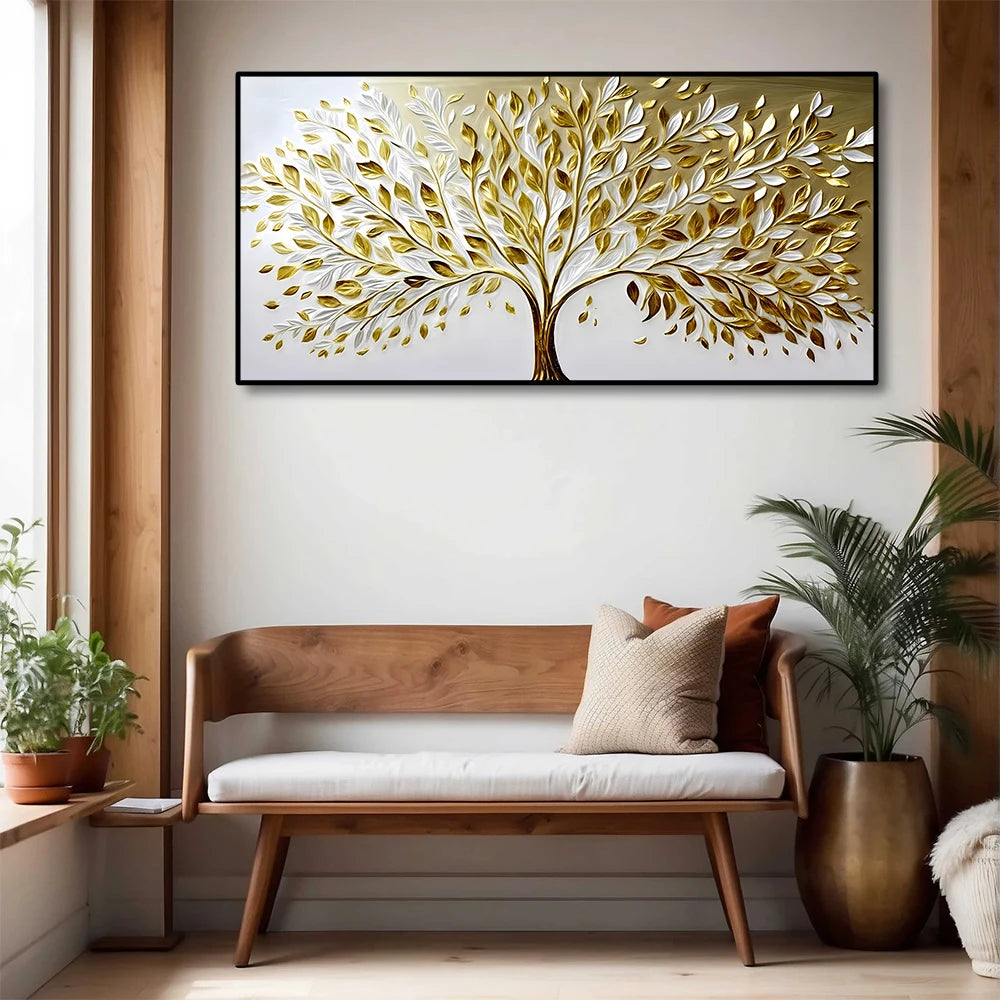 Transforms the archetypal tree into a canvas for exploring human emotions, natural cycles, and abstract beauty.