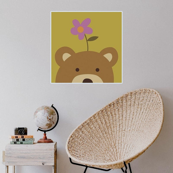 Cartoon Animal Babies Wall Art Canvas Print 12