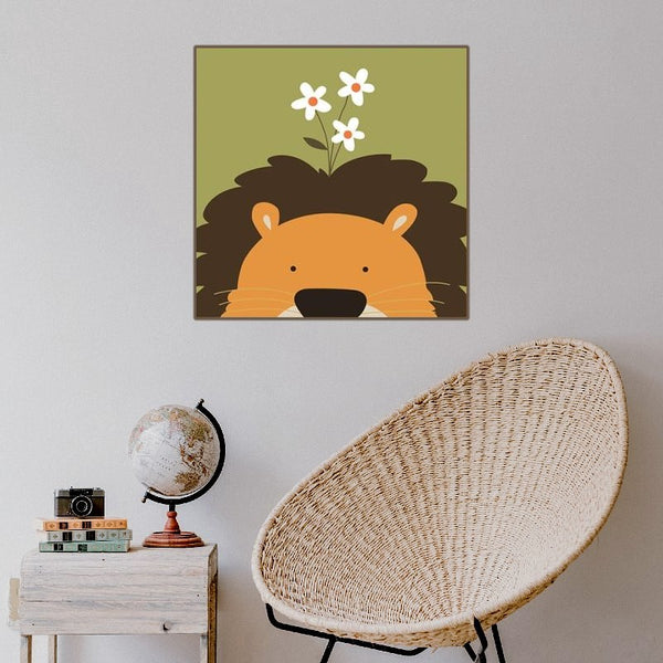 Cartoon Animal Babies Wall Art Canvas Print 2