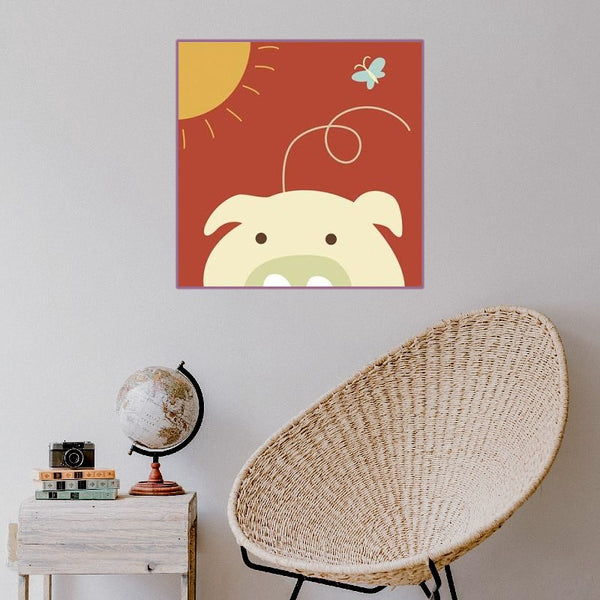 Cartoon Animal Babies Wall Art Canvas Print 3