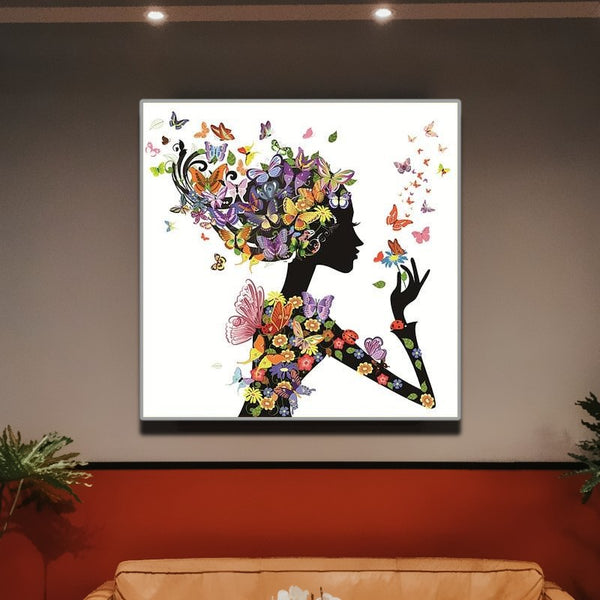 Head for Flowers Wall Art Canvas Print 6