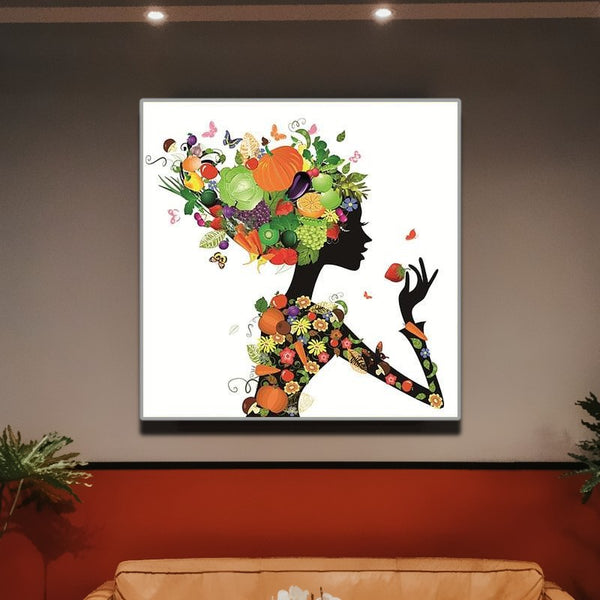 Head for Flowers Wall Art Canvas Print 7