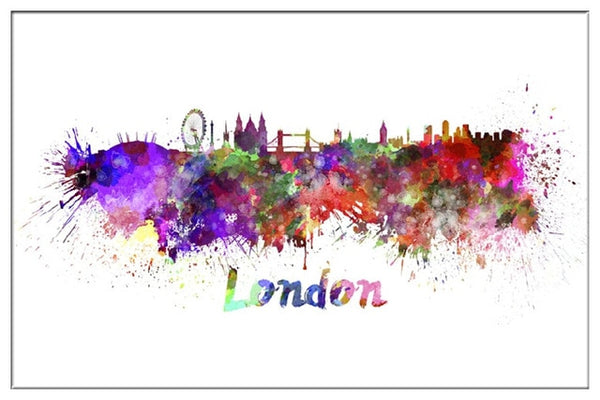 Simple Watercolor World Famous Cities